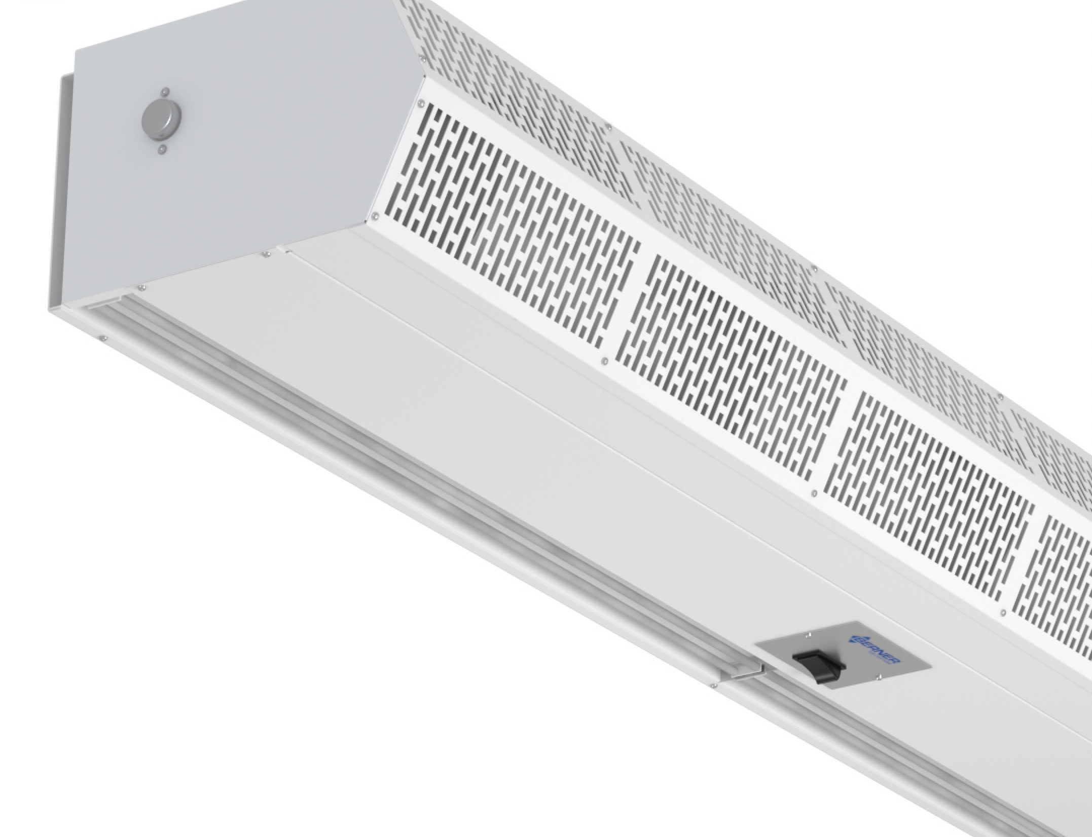 CLC08-1072AA-S01 - 72" White, Ambient Air, 120V, Single Phase, Berner Commercial Low Profile 8