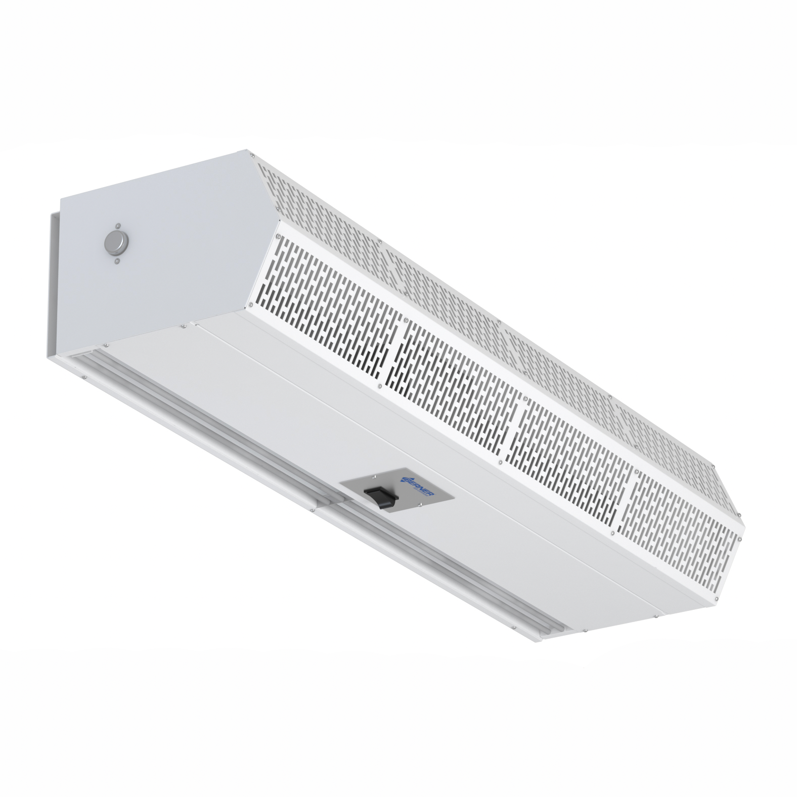 CLC08-1048AA-S01 - 48" White, Ambient Air, 120V, Single Phase, Berner Commercial Low Profile 8