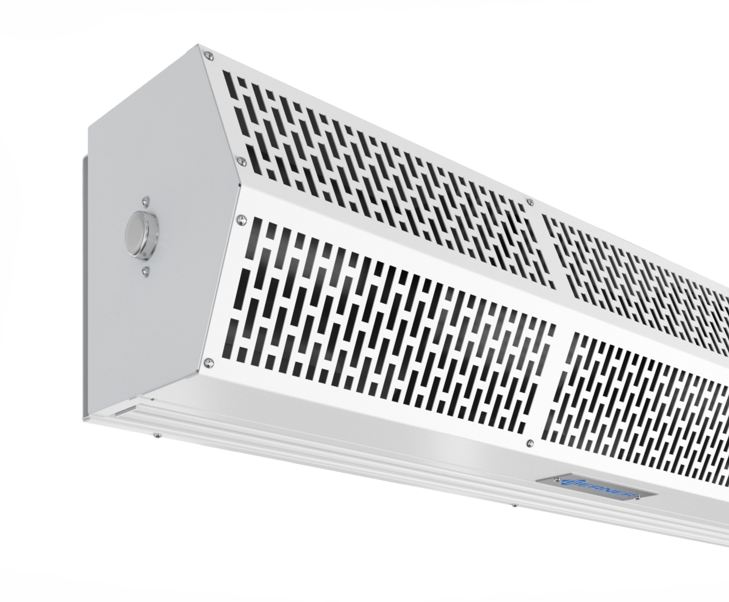 SLC07-1036AA-S01 - 36" White, Ambient Air, 120V, Single Phase - Berner Sanitation Certified Low Profile 7 Series Air Curtain