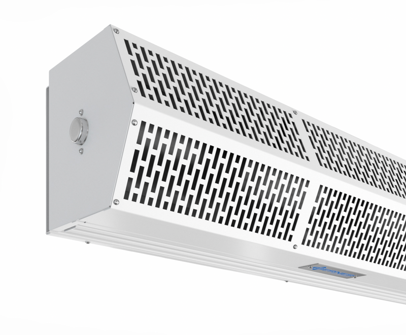 SLC07-1036AA-S01  - 36" White, Ambient Air, 120V - Berner Sanitation Certified Low Profile 7 Series Air Curtain