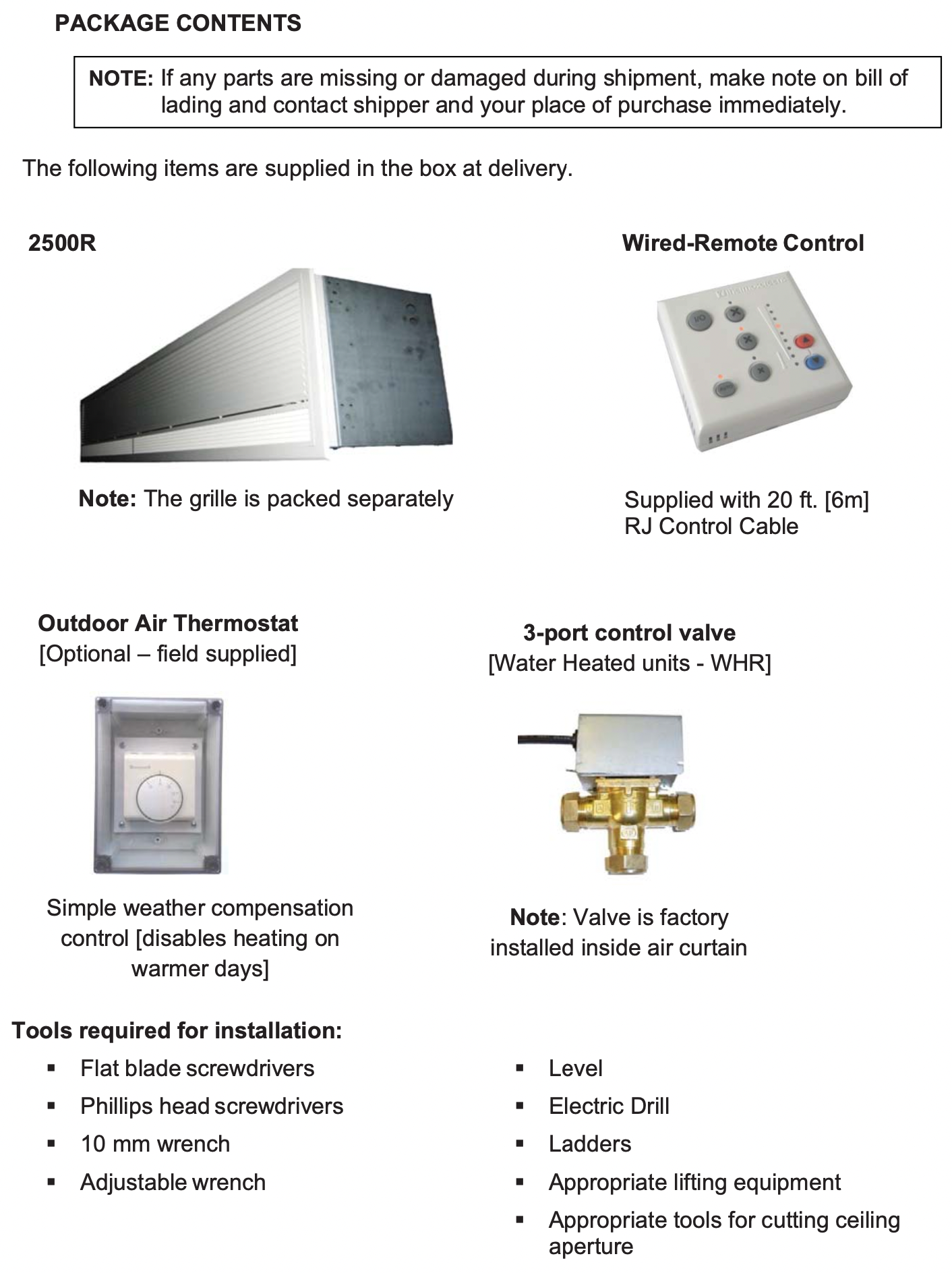 AC-HW88-23-R - SchwankAir 2588WHR Recessed Mount, Hydronic/Water, 88'' Length, 240V, Single Phase